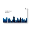 NY Skyline Real Estate PVC NFC Business Cards Cardyz