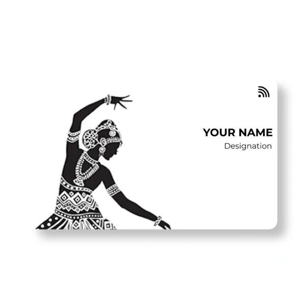 Natya Magic Choreographer PVC NFC Business Cards Cardyz