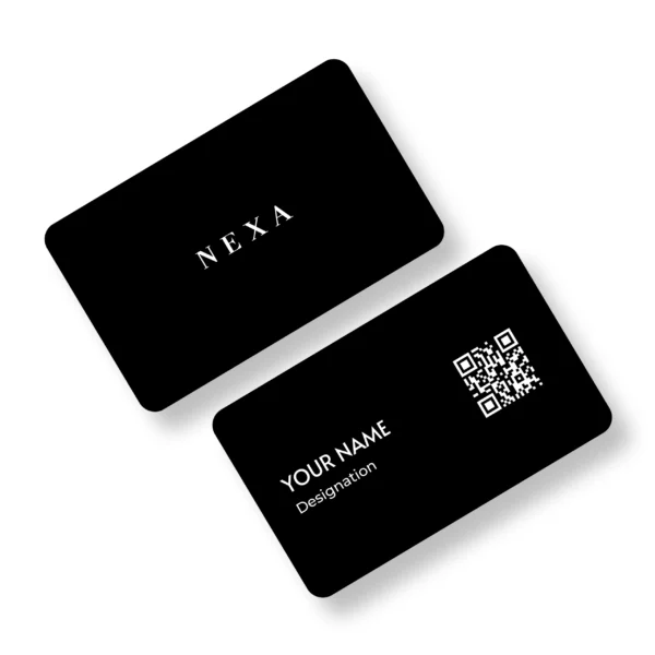 Nexa Black Car Showroom PVC NFC Business Cards Cardyz