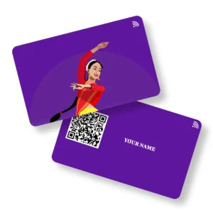 Nritya Rhythm Choreographer PVC NFC Business Cards Cardyz