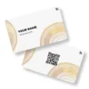 Off white Ringed Premium METAL NFC Business Cards Cardyz