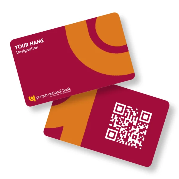 PNB Maroon Bank PVC NFC Business Cards Cardyz