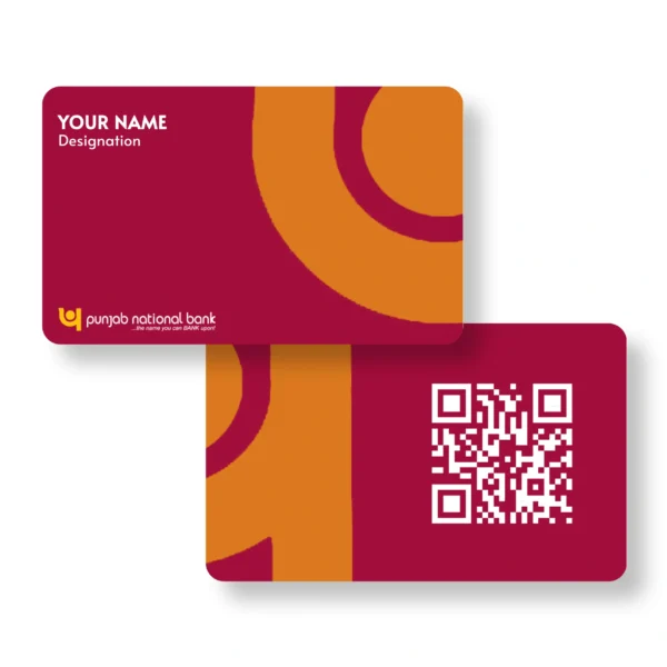 PNB Maroon Bank PVC NFC Business Cards Cardyz