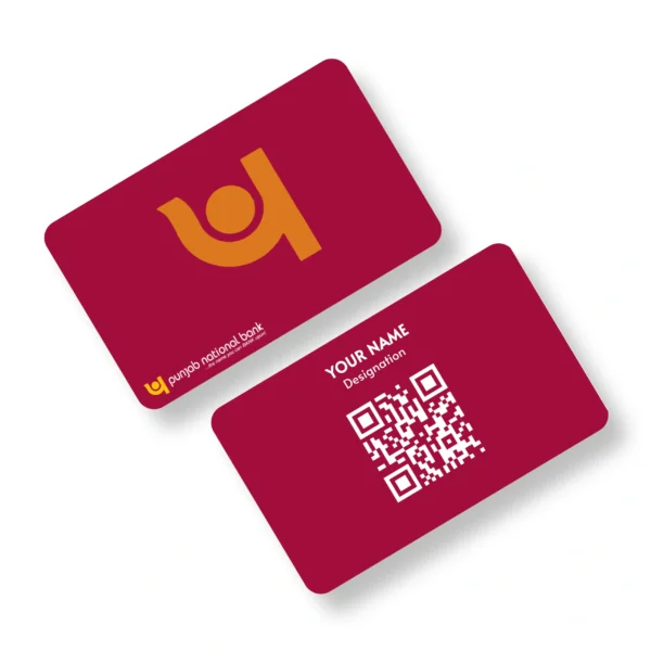 PNB Subtle Bank PVC NFC Business Cards Cardyz