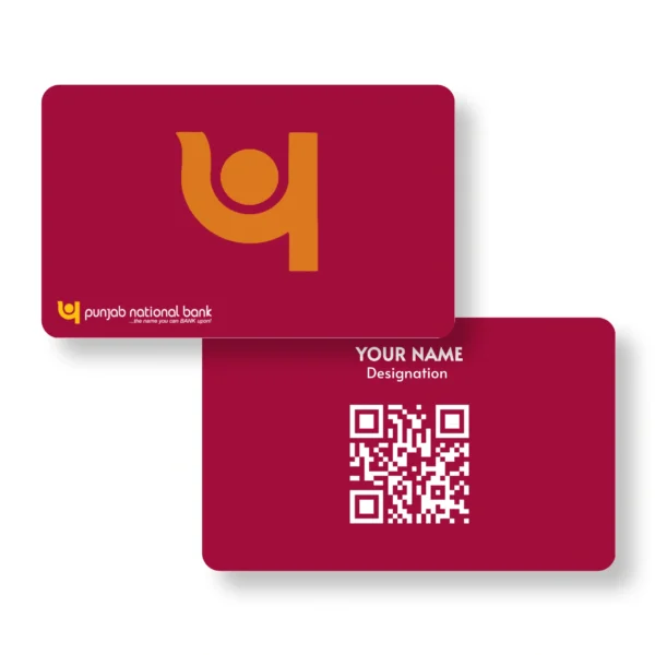 PNB Subtle Bank PVC NFC Business Cards Cardyz