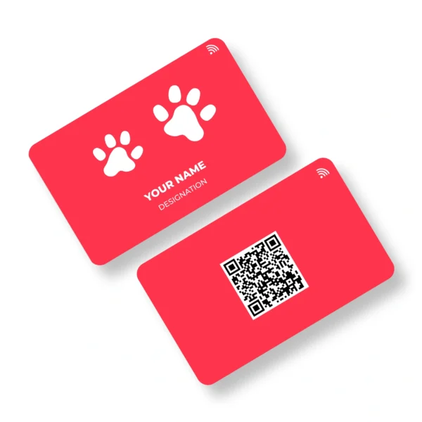 Pet Haven Pet Shop PVC NFC Business Cards Cardyz