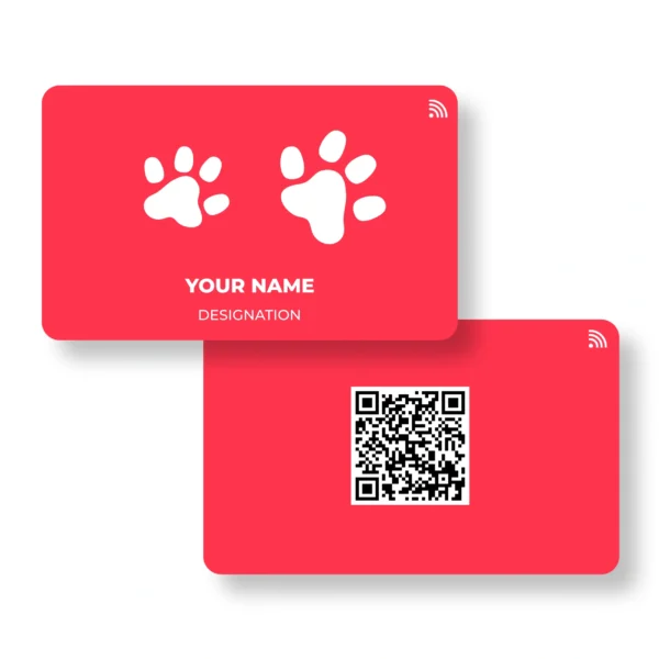 Pet Haven Pet Shop PVC NFC Business Cards Cardyz