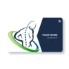 Physiq Therapy Physiotherapist PVC NFC Business Cards Cardyz