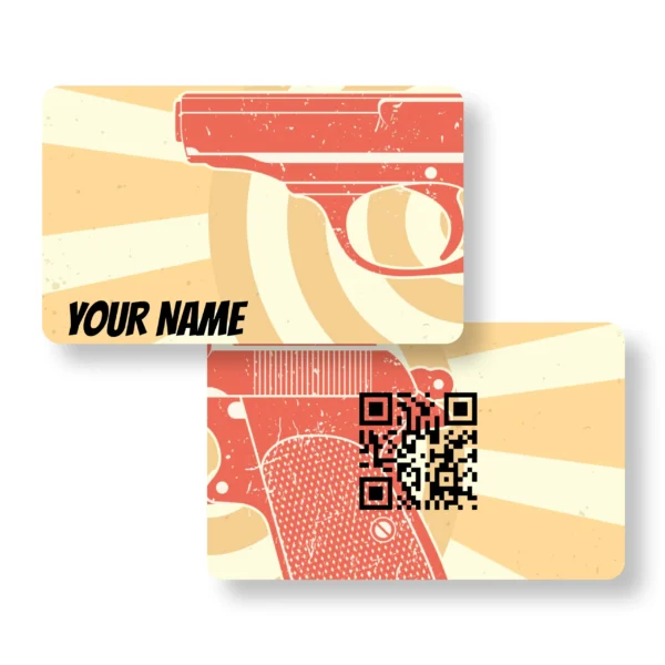 Pistol Candy NFC Card Virality PVC NFC ,Business,Cards,Cardyz