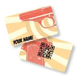 Pistol Candy NFC Card Virality PVC NFC ,Business,Cards,Cardyz