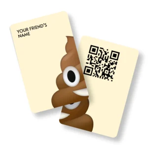 Poopsicle Virality PVC NFC Business Cards Cardyz