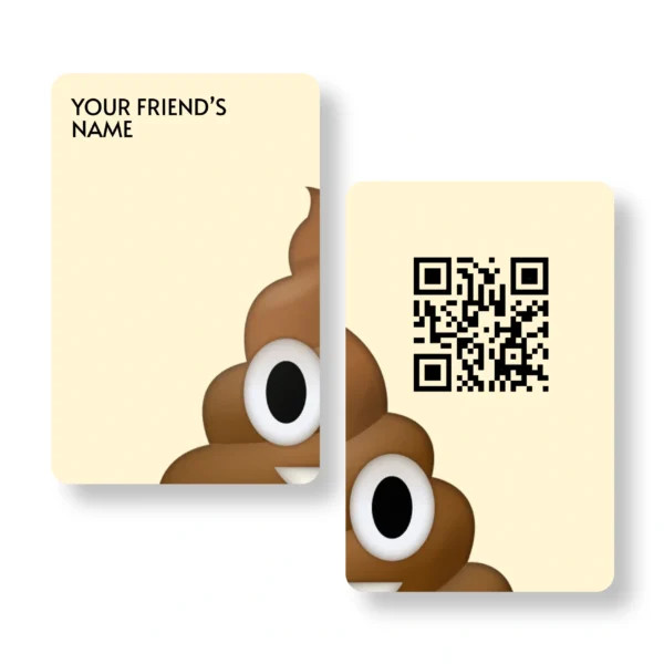 Poopsicle Virality PVC NFC Business Cards Cardyz