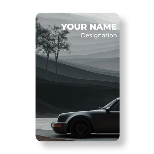 Porsche Car Enthusias PVC NFC Business Cards Cardyz