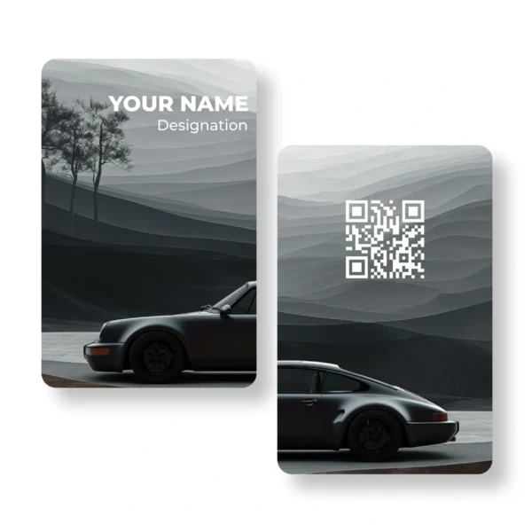 Porsche Car Enthusias PVC NFC Business Cards Cardyz