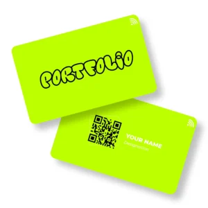 Port For You Portfolio PVC NFC Business Cards | Cardyz