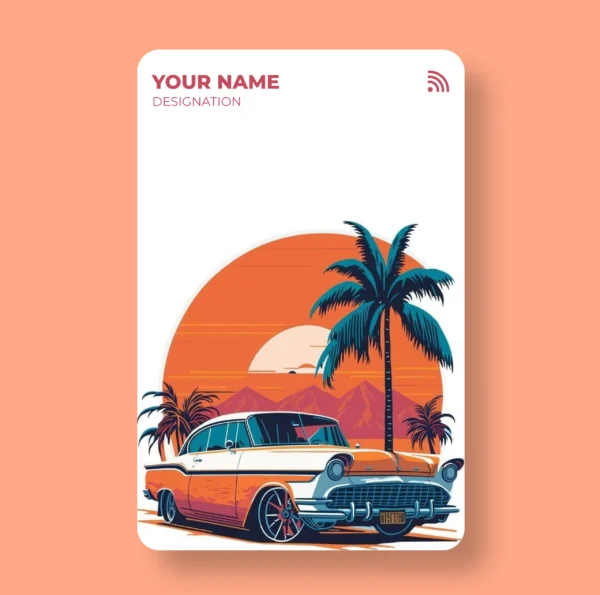 Ride in Miami PVC NFC Card Business,Cards,Cardyz