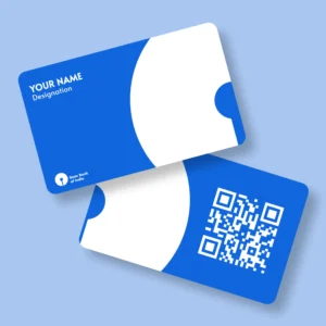 SBI Blue Bank PVC NFC Business Cards Cardyz