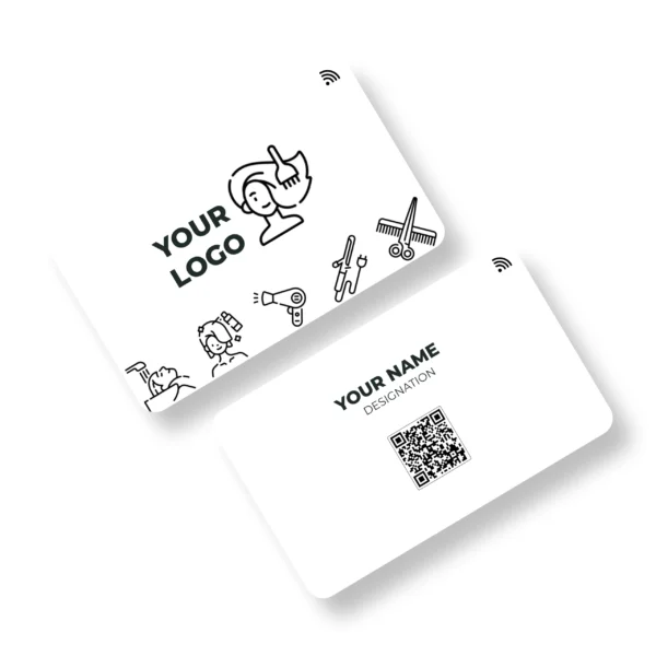 Sass-Salon Salon PVC NFC Business Cards Cardyz