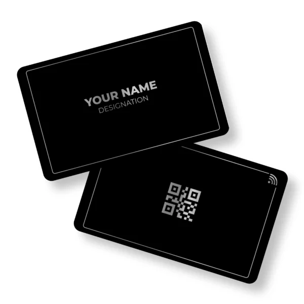 Shade of Silver Premium METAL NFC Business Cards Cardyz