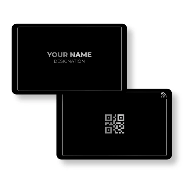 Shade of Silver Premium METAL NFC Business Cards Cardyz