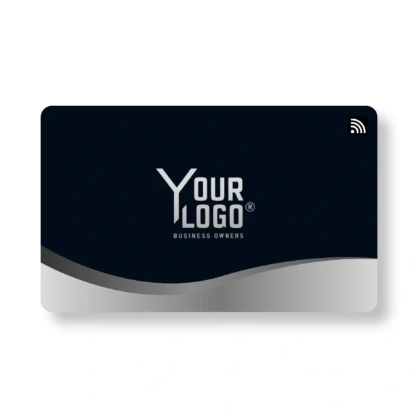 Silver Flush Founder PVC NFC Business Cards Cardyz