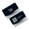 Silver Flush Founder PVC NFC Business Cards Cardyz