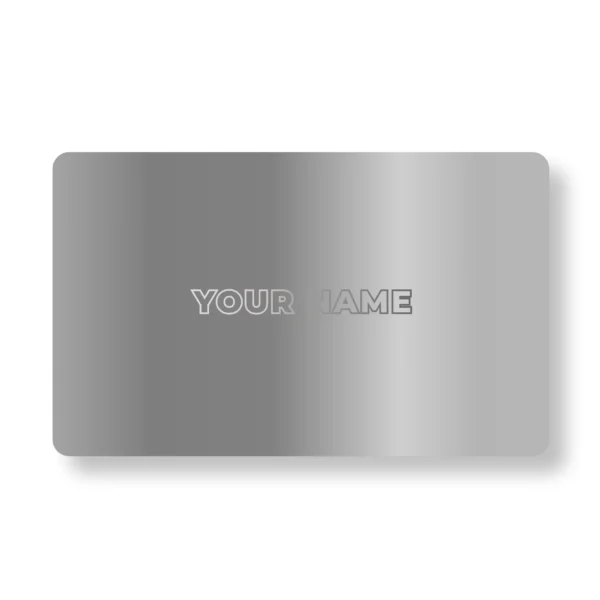 Silver Sentinel Metal NFC Business Cards Cardyz