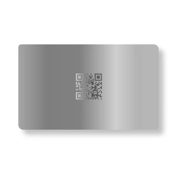 Silver Sentinel Metal NFC Business Cards Cardyz