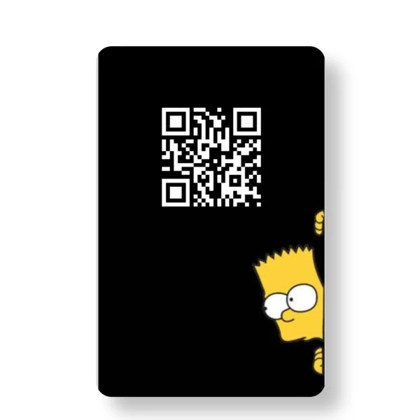 Simpson Squad Virality PVC NFC Business Cards Cardyz