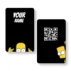 Simpson Squad Virality PVC NFC Business Cards Cardyz