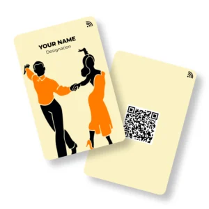 Sizzle & Swing Choreographer PVC NFC Business Cards Cardyz