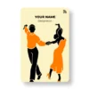 Sizzle & Swing Choreographer PVC NFC Business Cards Cardyz