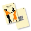 Sizzle & Swing Choreographer PVC NFC Business Cards Cardyz