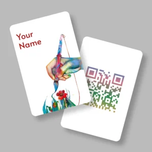 Stroky Flower Artist PVC NFC ,Business,Cards,Cardyz