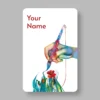 Stroky Flower Artist PVC NFC ,Business,Cards,Cardyz