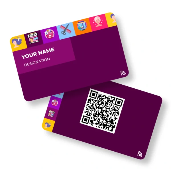 Style-It Salon PVC NFC Business Cards Cardyz