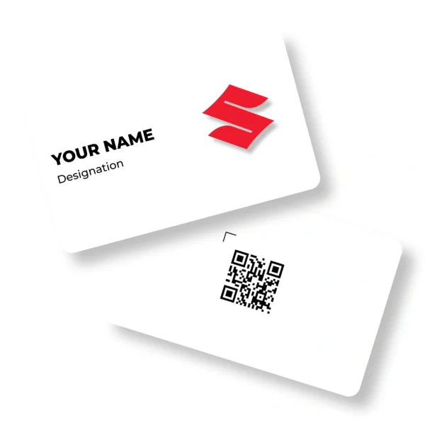 Suzuki Subtle Car Showroom PVC NFC Business Cards Cardyz