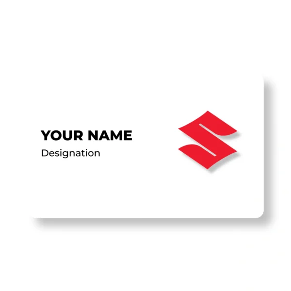 Suzuki Subtle Car Showroom PVC NFC Business Cards Cardyz