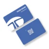 Tata Blue Car Showroom PVC NFC Business Cards Cardyz