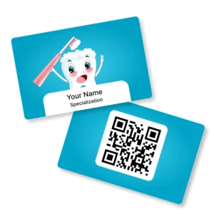 Teethy Toddler Doctor PVC NFC Business Cards Cardyz