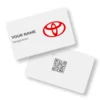 Toyota Subtle Car Showroom PVC NFC Business Cards Cardyz