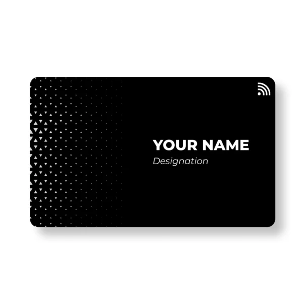 Triangle Nano PVC NFC Business Cards | Cardyz