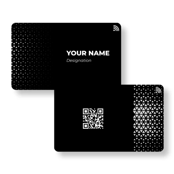 Triangle Nano PVC NFC Business Cards | Cardyz