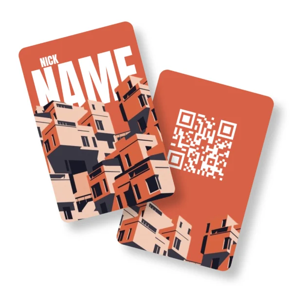 Utopia Modernist PVC NFC Business Cards Cardyz