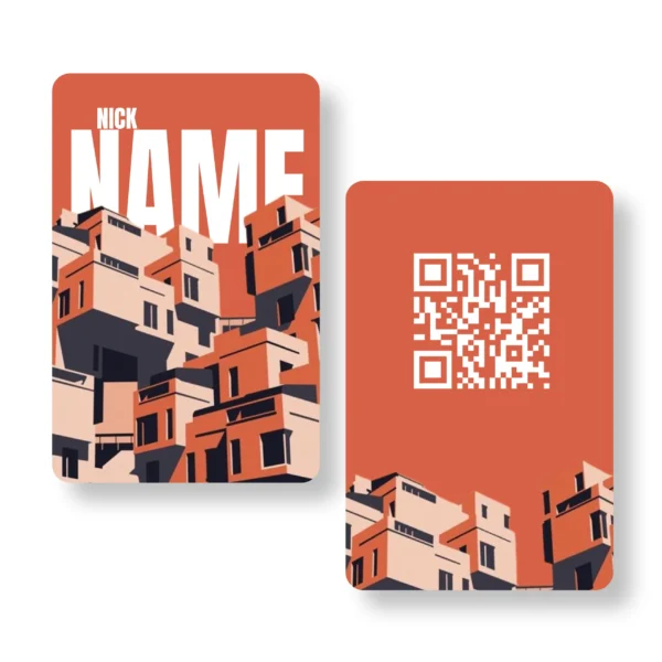 Utopia Modernist PVC NFC Business Cards Cardyz