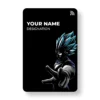 Vegeta God Anime PVC NFC Business Cards Cardyz