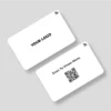 White Frost Executive Founder PVC NFC Business Cards | Cardyz