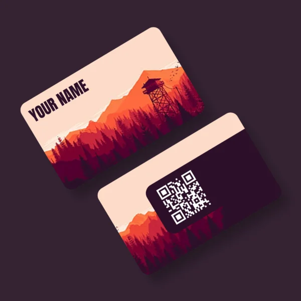 Wonder Wanderer NFC Card Virality PVC NFC Business Cards Cardyz