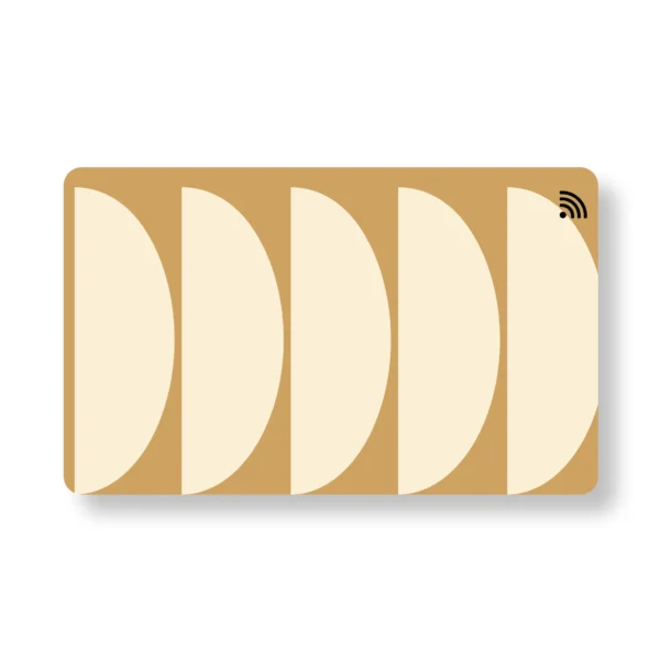 Beige Basket PVC NFC Business Cards| Cardyz