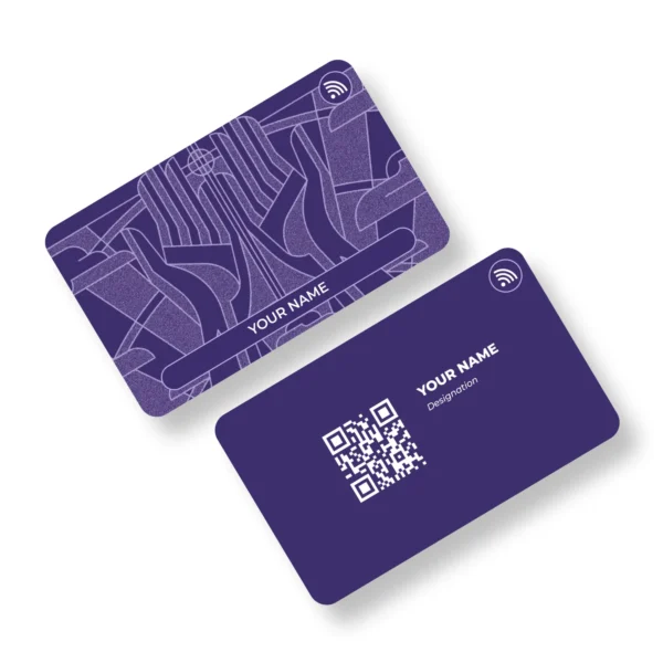 Blueberry Plead METAL NFC Business Cards| Cardyz